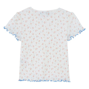 Tartine et Chocolat - Short Floral Pajama | Ivory