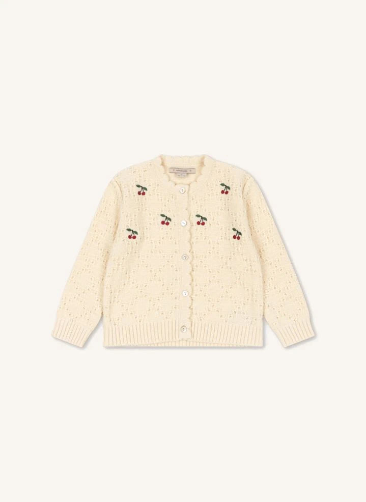 Konges Sløjd - Cocolo Cherry Wool Cardigan | Cream