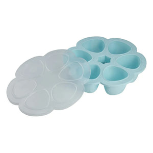 Béaba - Multi-Compartment Silicone Plate 6x150 ml | Turquoise