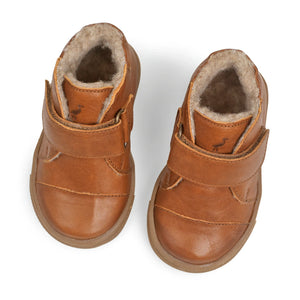 Petit Nord - Toasty 1-Cırt Cırtlı Sherpa Astarlı Sneakers | Konyak