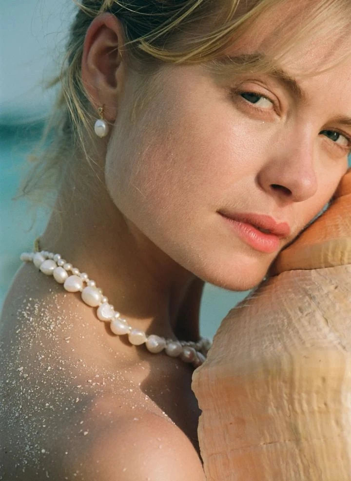 Anni Lu - Pearl Earrings | Oat