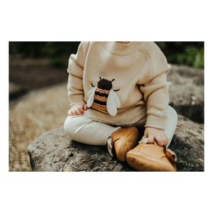 Donsje - Valenthe Abeille Organic Cotton Sweater | Light Yellow
