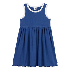 Petit Bateau - Ribbed Dress | Dark Blue