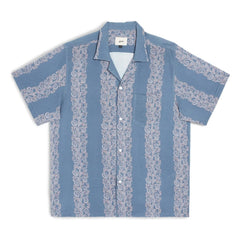 Bather - Coral Fiesta Shirt | Light Blue
