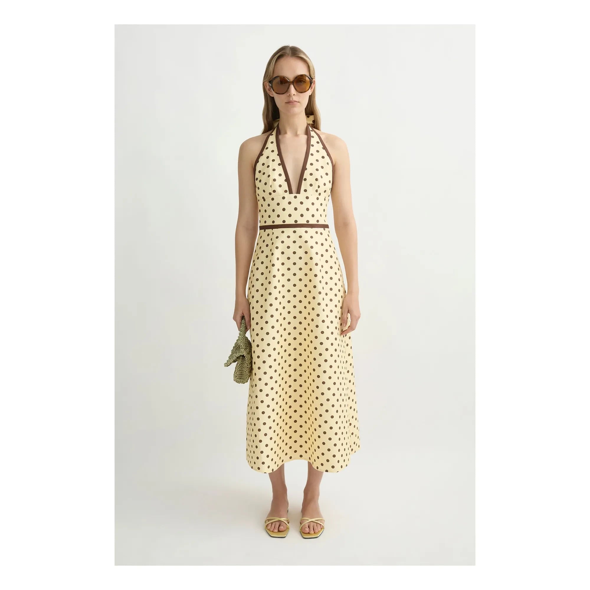 Posse - Bowie Linen and Cotton Dress | Vanilla
