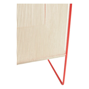 Hübsch - Rope and Metal Magazine Rack | Red