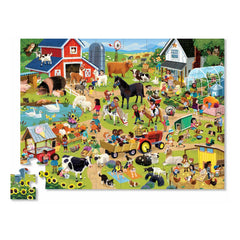 Crocodile Creek - A Day at the Farm Puzzle - 48 Pieces