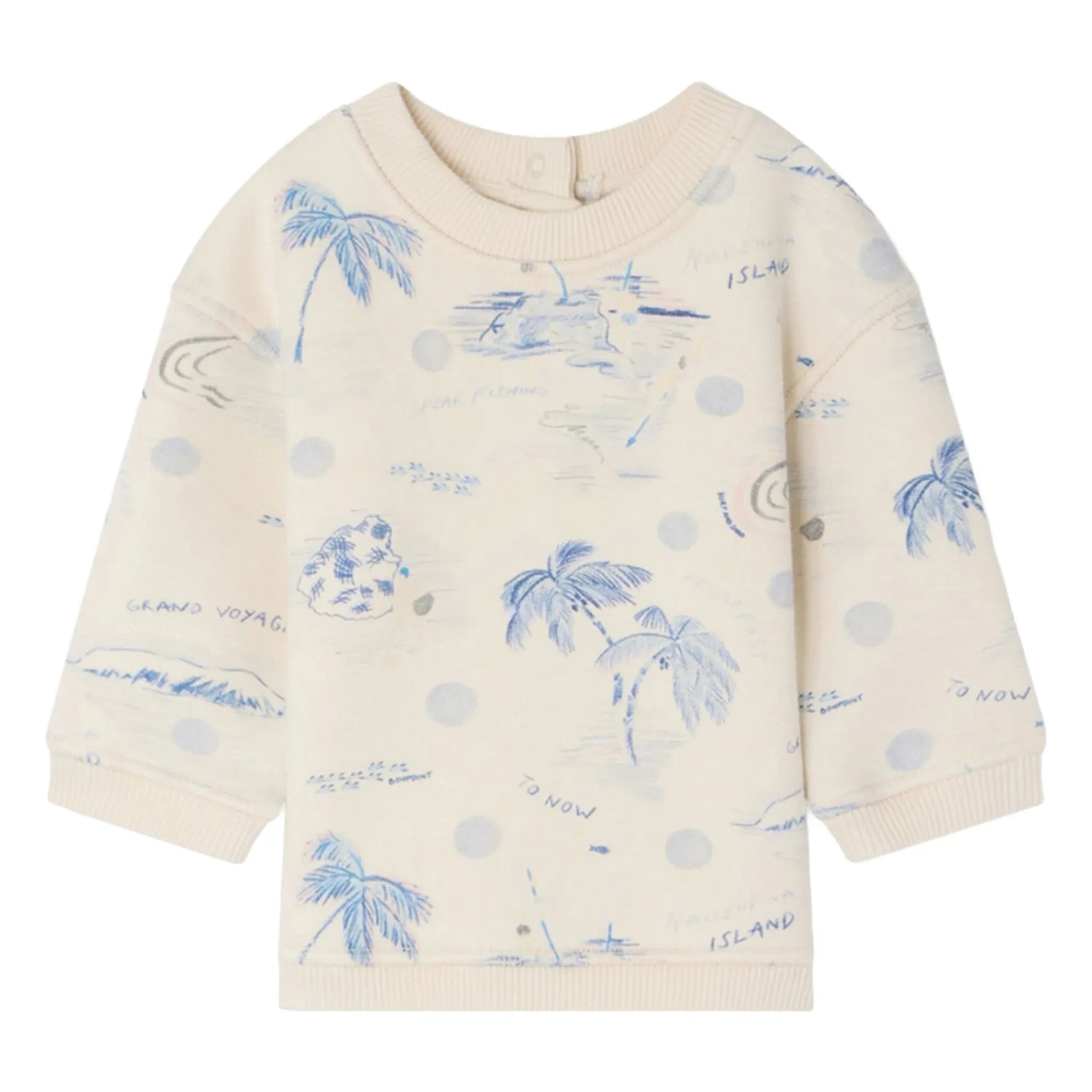 Bonpoint - Dady Organic Cotton Sweatshirt | Ecru