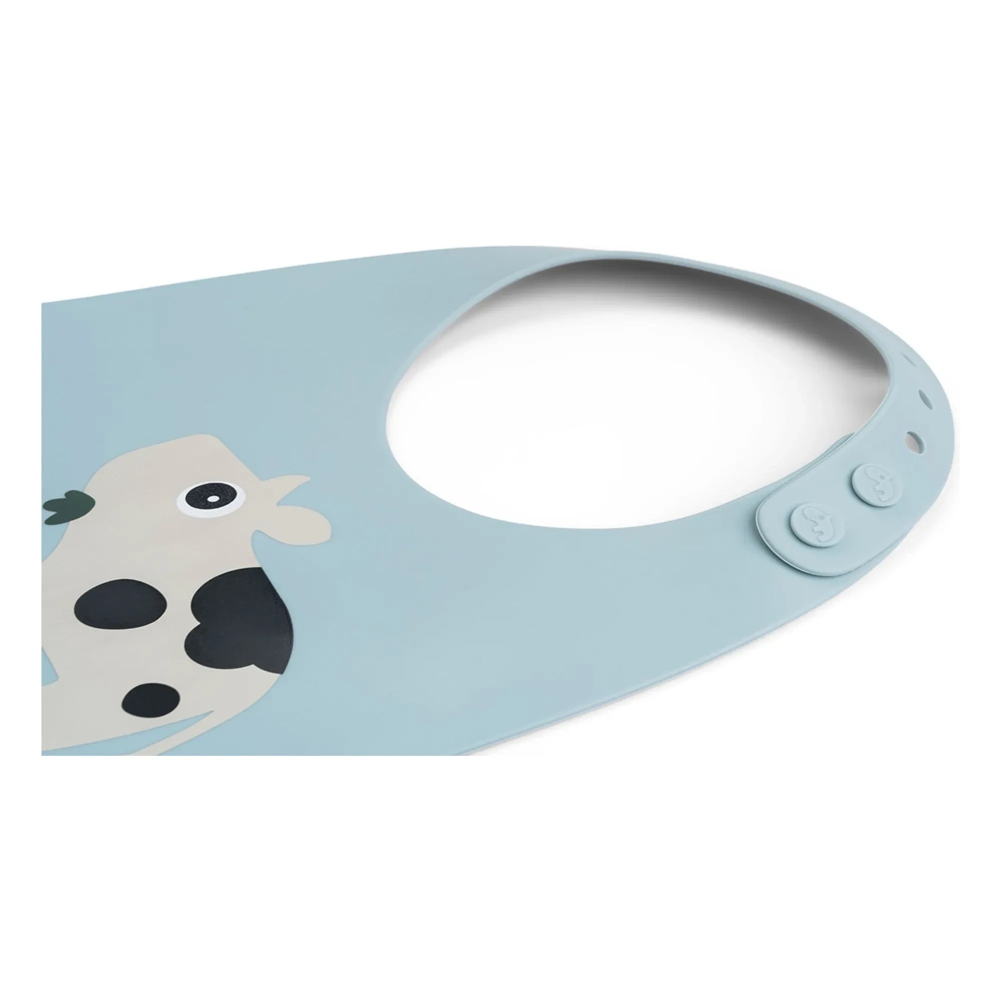Done by Deer - Dotti Silicone Bib | Blue