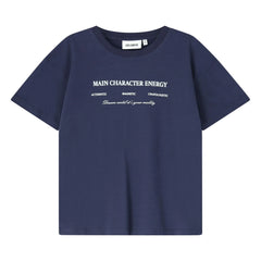 Cos I Said So - Main Character Organic Cotton T-Shirt | Navy Blue