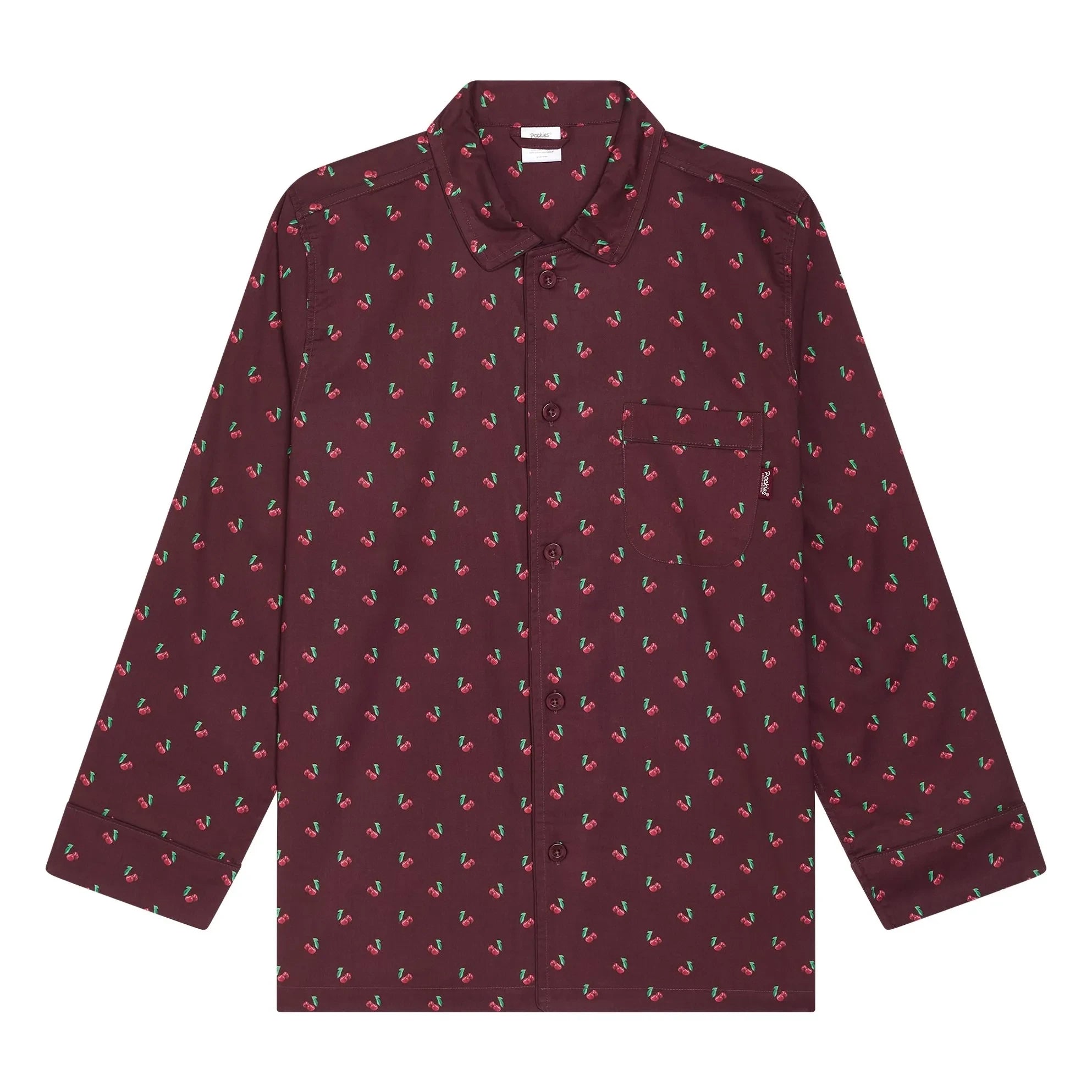 Pockies - Cherry Pijama Gömlek | Lacivert