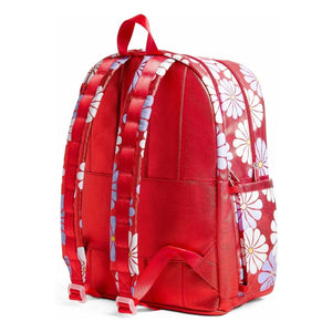 State Bags - Kane İki Cepli Ruby Çiçek Desenli Sırt Çantası | Mercan