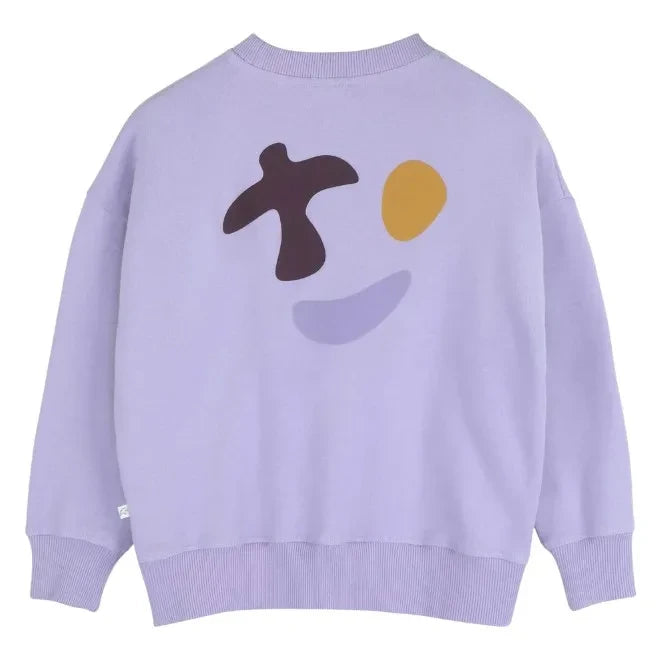 Jenest - Happy Bird organic cotton sweatshirt | Lilac