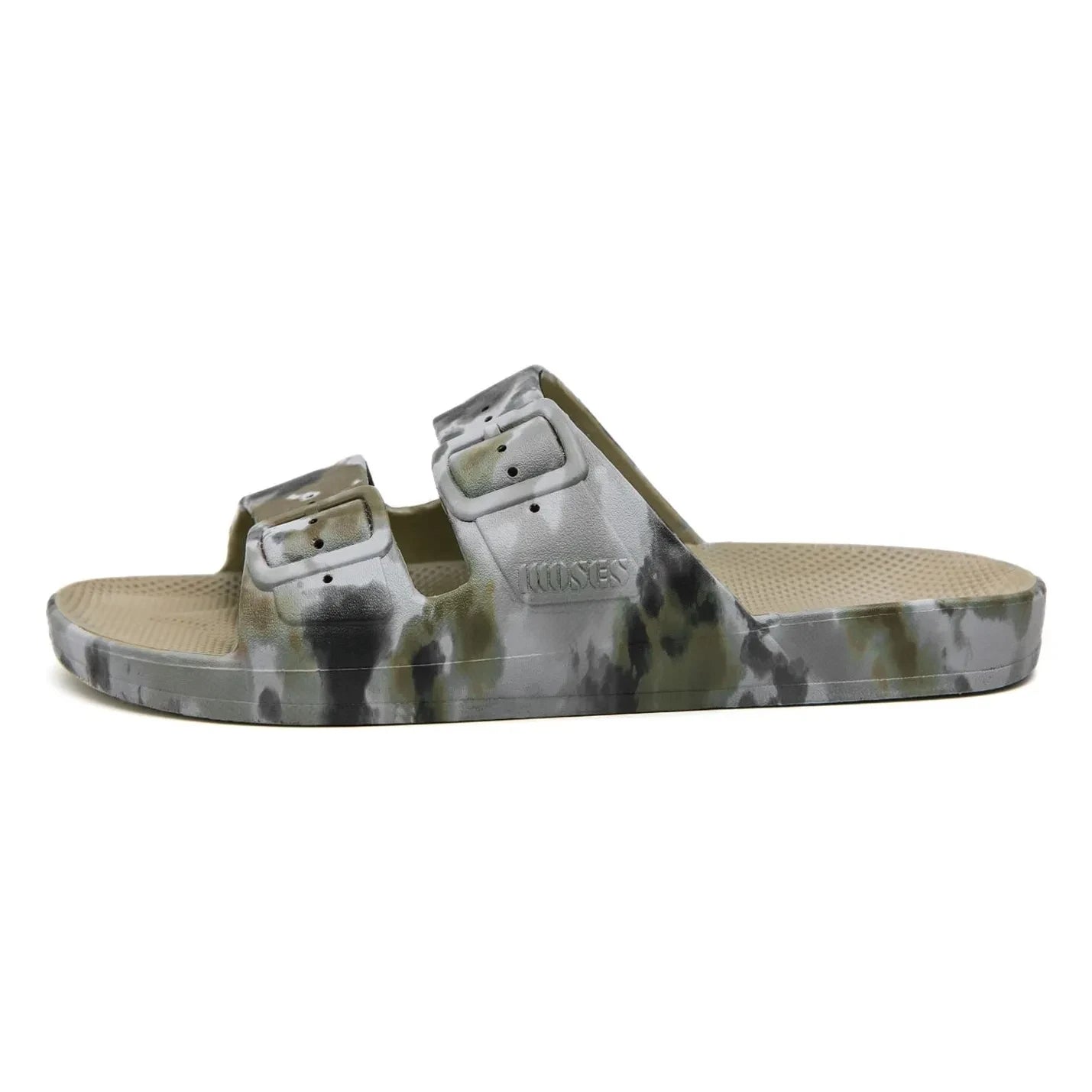 Freedom Moses - Bandhani Sandals | Khaki