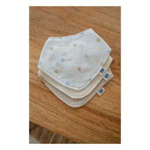 Soft Spot - Seaside organic cotton bibs and aprons - 3-piece set | Seaside
