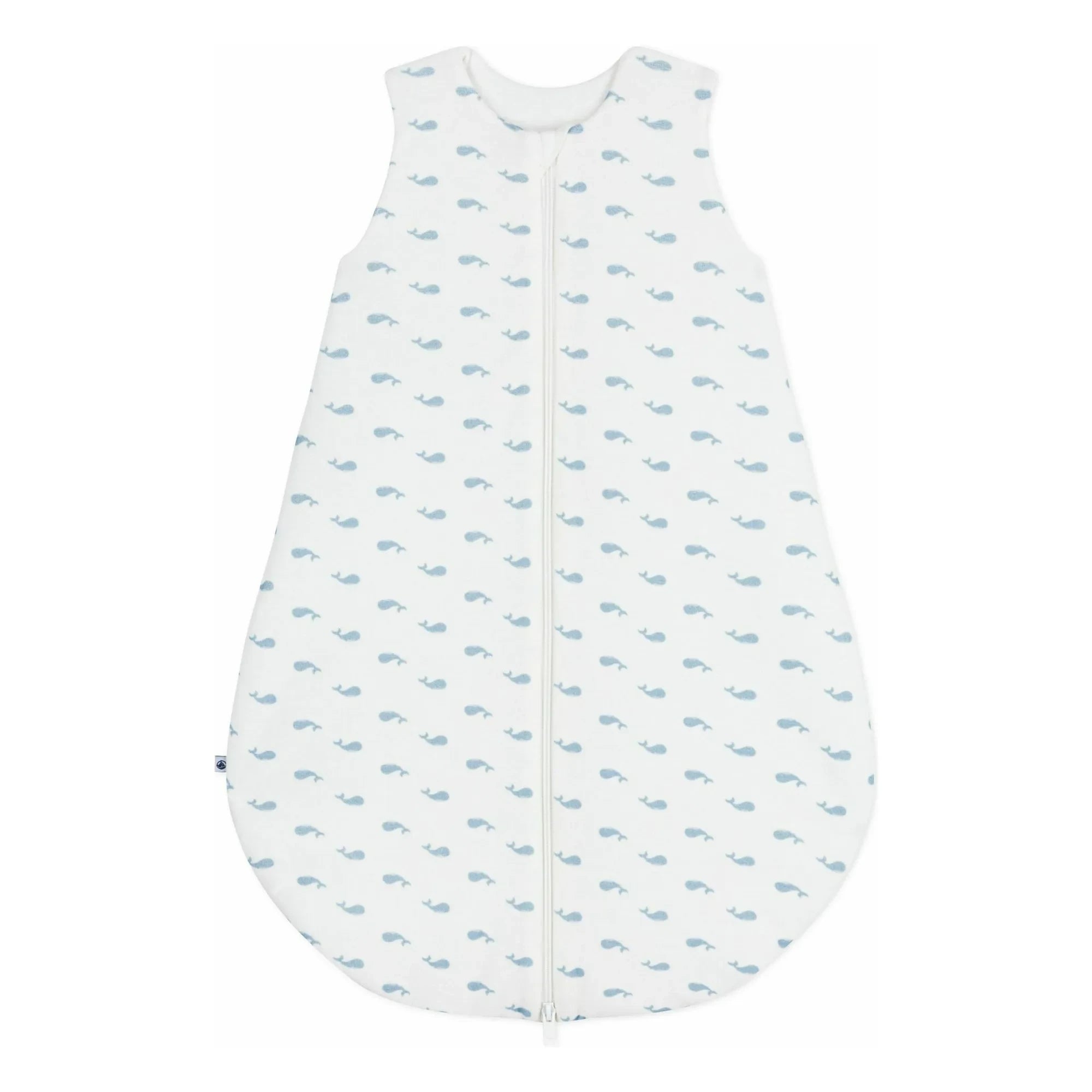 Petit Bateau - Whale Sleep Suit | White
