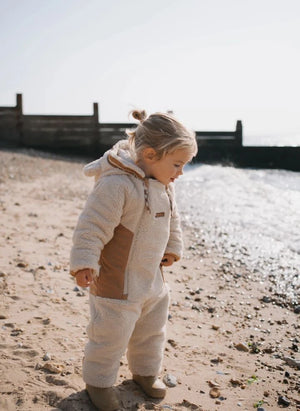 Töastie - Cloud Sherpa Waterproof Jacket Made from Recycled Fibers | Sand