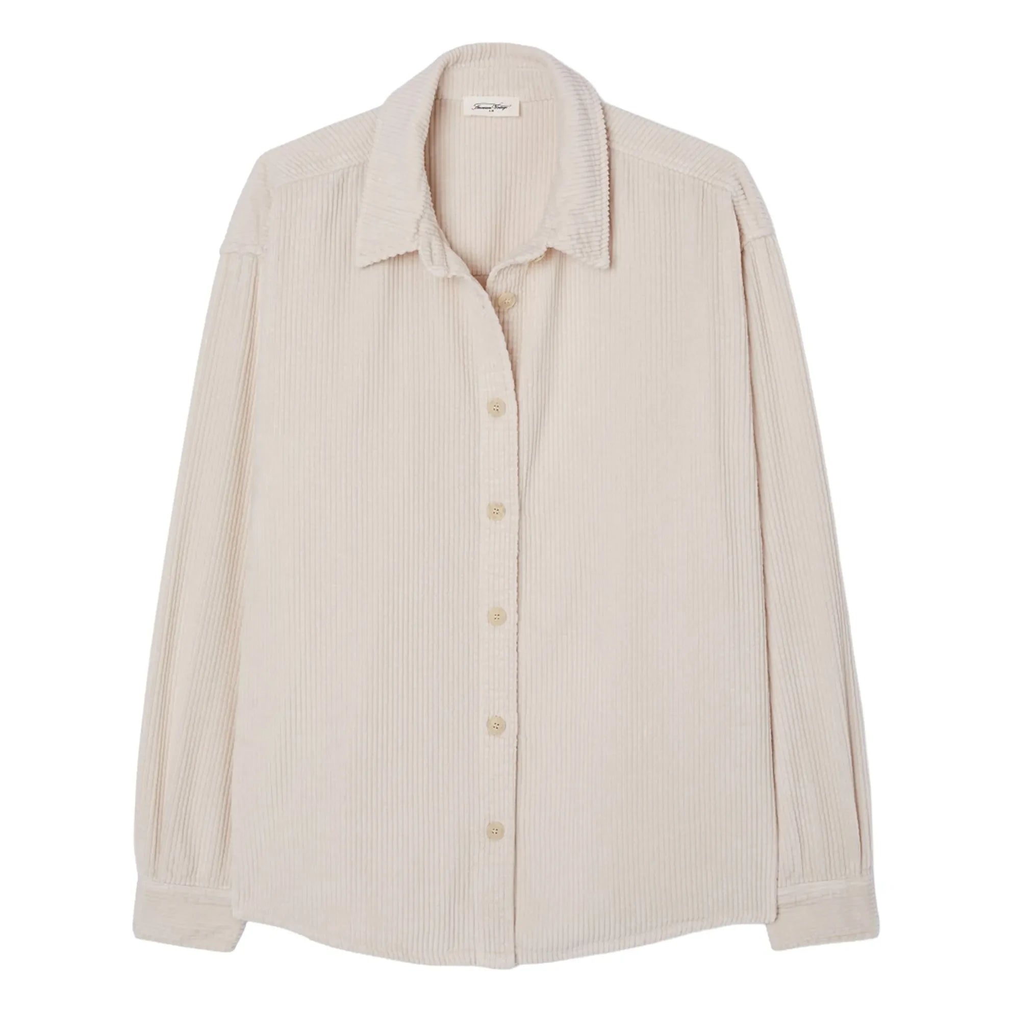 American Vintage - Padow Velvet Overshirt | Ecru