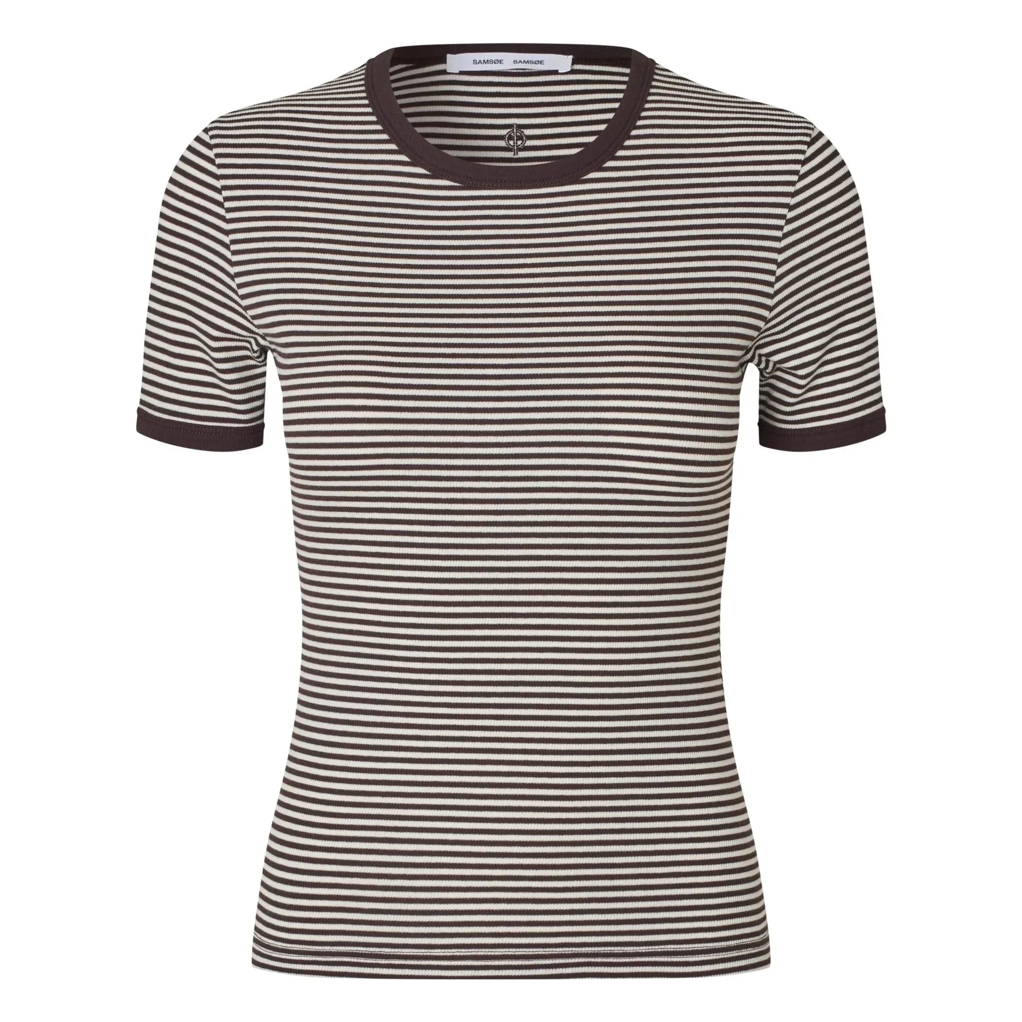 Samsoe Samsoe - Salinas Organic Cotton T-shirt | Brown