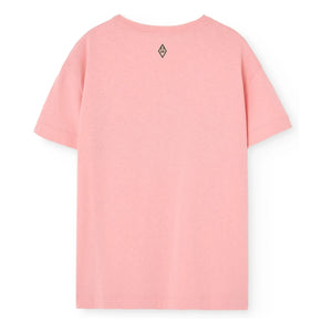The Animals Observatory - Pupfish Organic Cotton T-Shirt | Pink