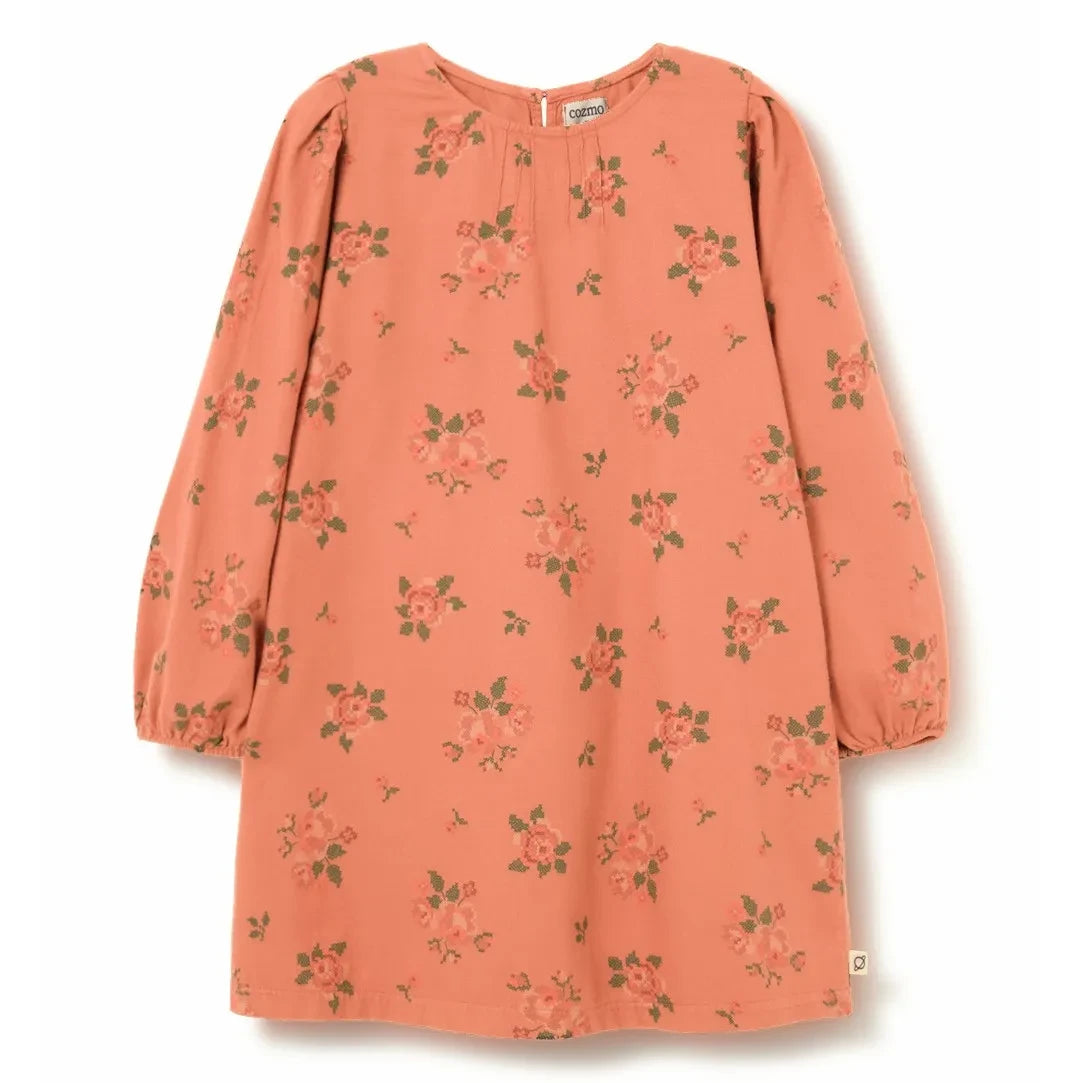 Cozmo - Sira Fleurie Dress | Coral