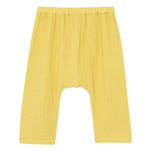 Bonton - Laos Cotton Gauze Pants | Yellow