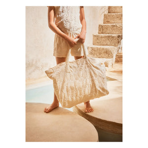 Molo - Avery Palm Romper | Ecru