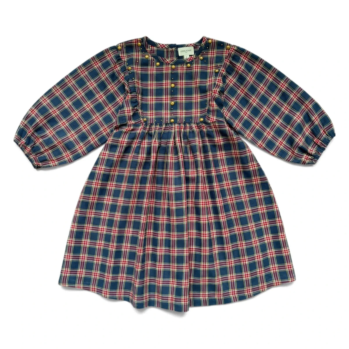 Louis Louise - Mahana Checked Dress | Dark Blue
