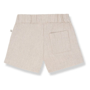 1+ in the family - Colomers Linen Bermuda | Beige