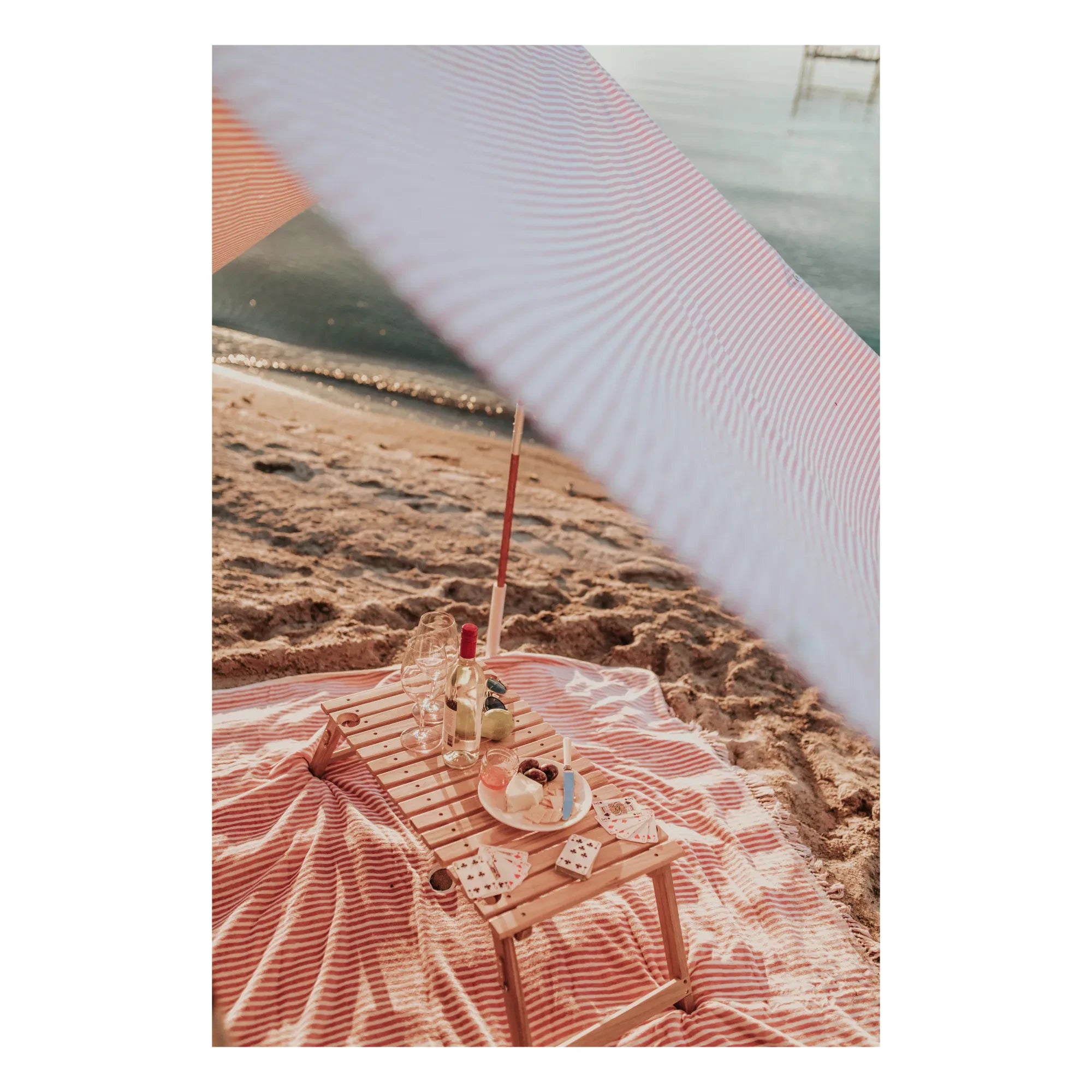 Business & Pleasure Co. - Tiki Wood Beach Table