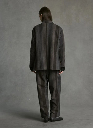 Hod - Karaba Striped Jacket | Mavi