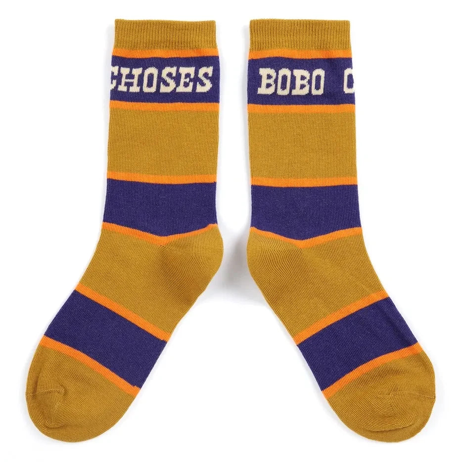 Bobo Choses - Striped Organic Cotton Socks | Oker