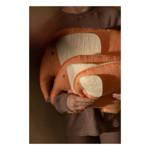 Muskhane - Pasu Wool Felt Cushion | Blush