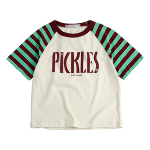 Bobo Choses - Pickles Organik Pamuk Tişört | Beyaz