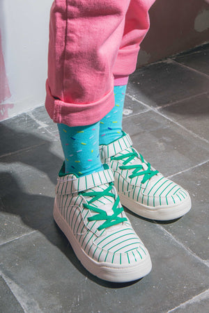 Eat My Socks - Kids Joe Donut Blue Socks