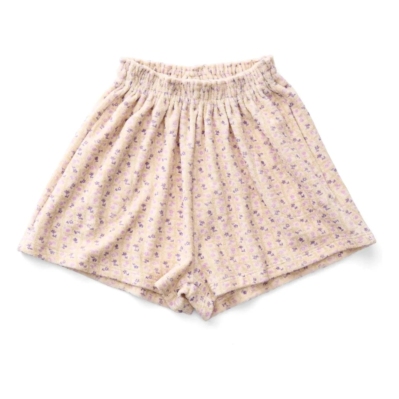 Soor Ploom - Organic Cotton Floral Print Stretchy Leggings | Lilac