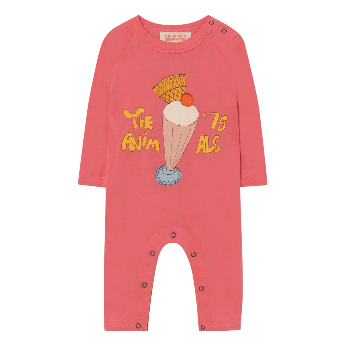 The Animals Observatory - Owl Ice Romper | Red