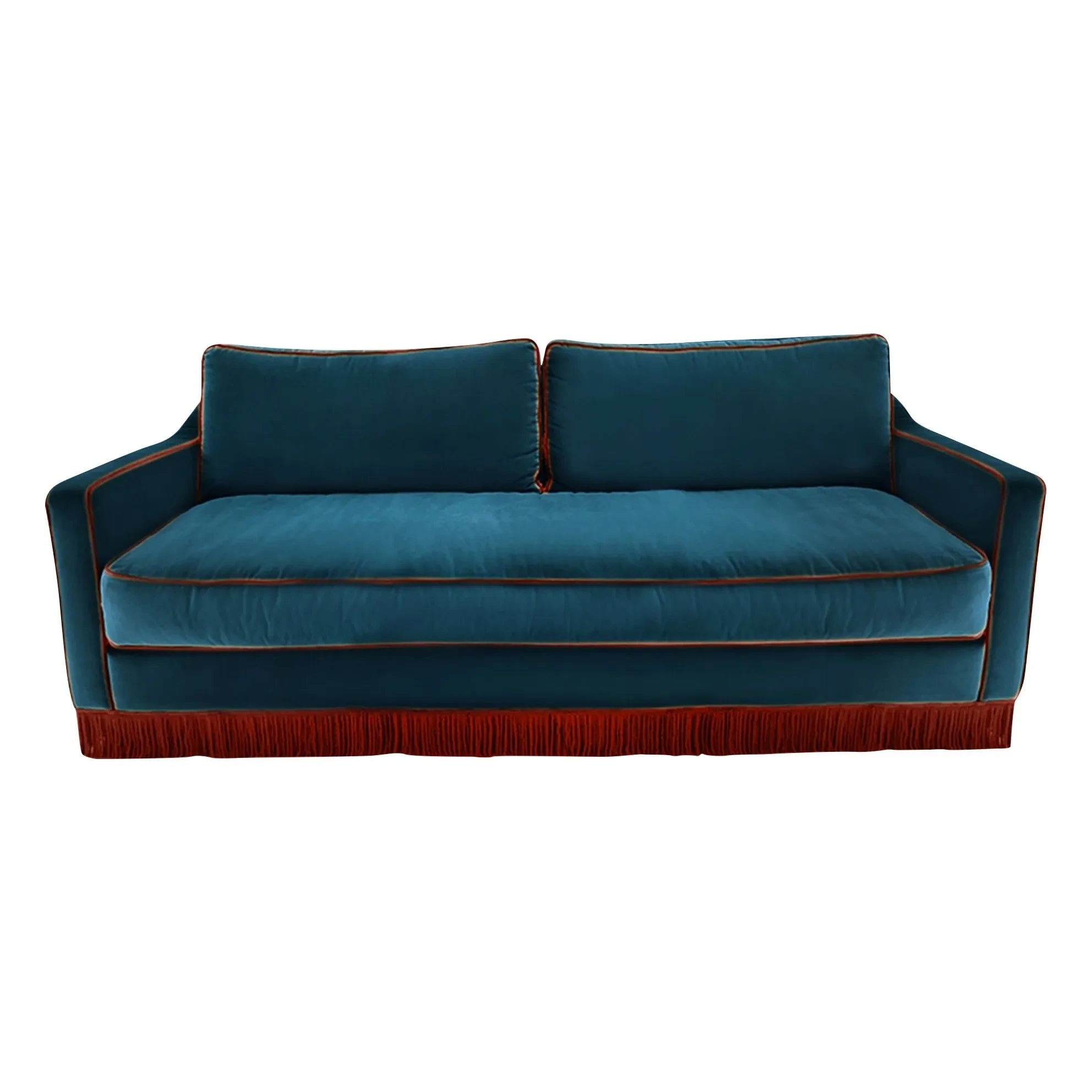 House of Capricorn - Afonso 3-seater velvet sofa | Blue