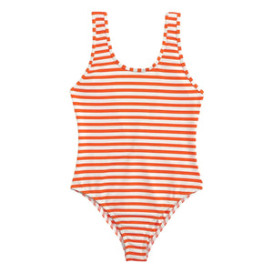 Sunchild - Lou Striped Swimsuit | Red