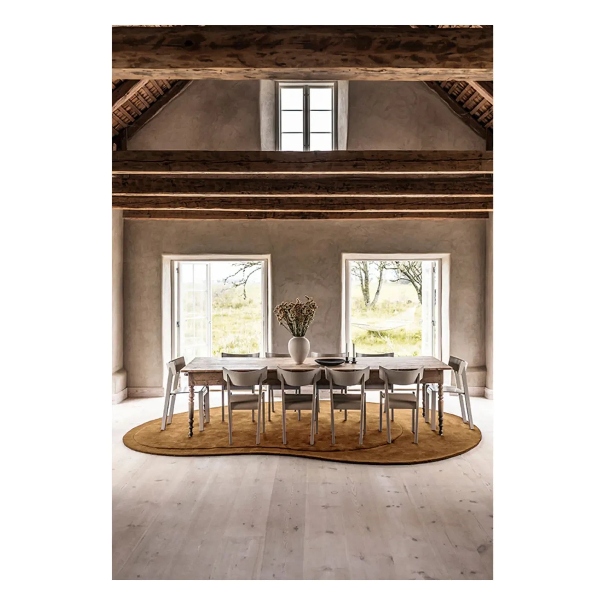 Layered - Residue Wool Rug | Ochre