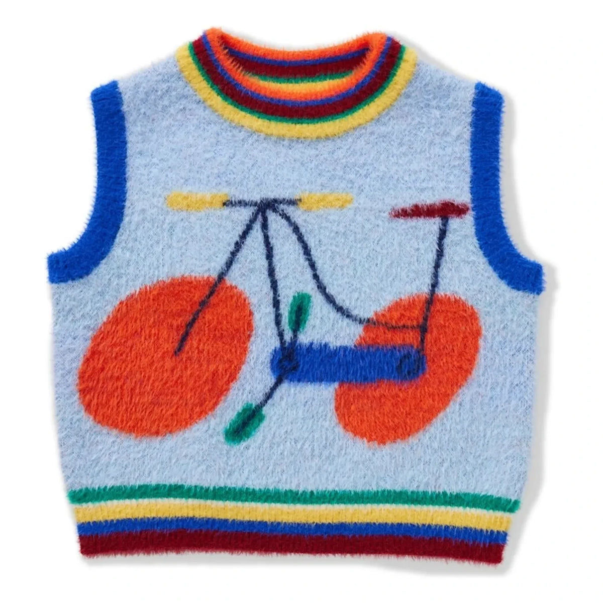 Halcyon Nights - Avion Sleeveless Sweater | Royal Blue
