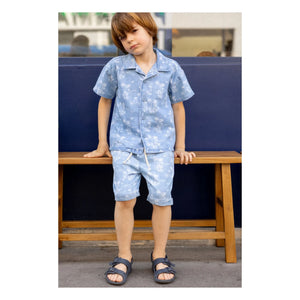 Louis Louise - Denim Magnum Hawaii Shirt | Light Blue