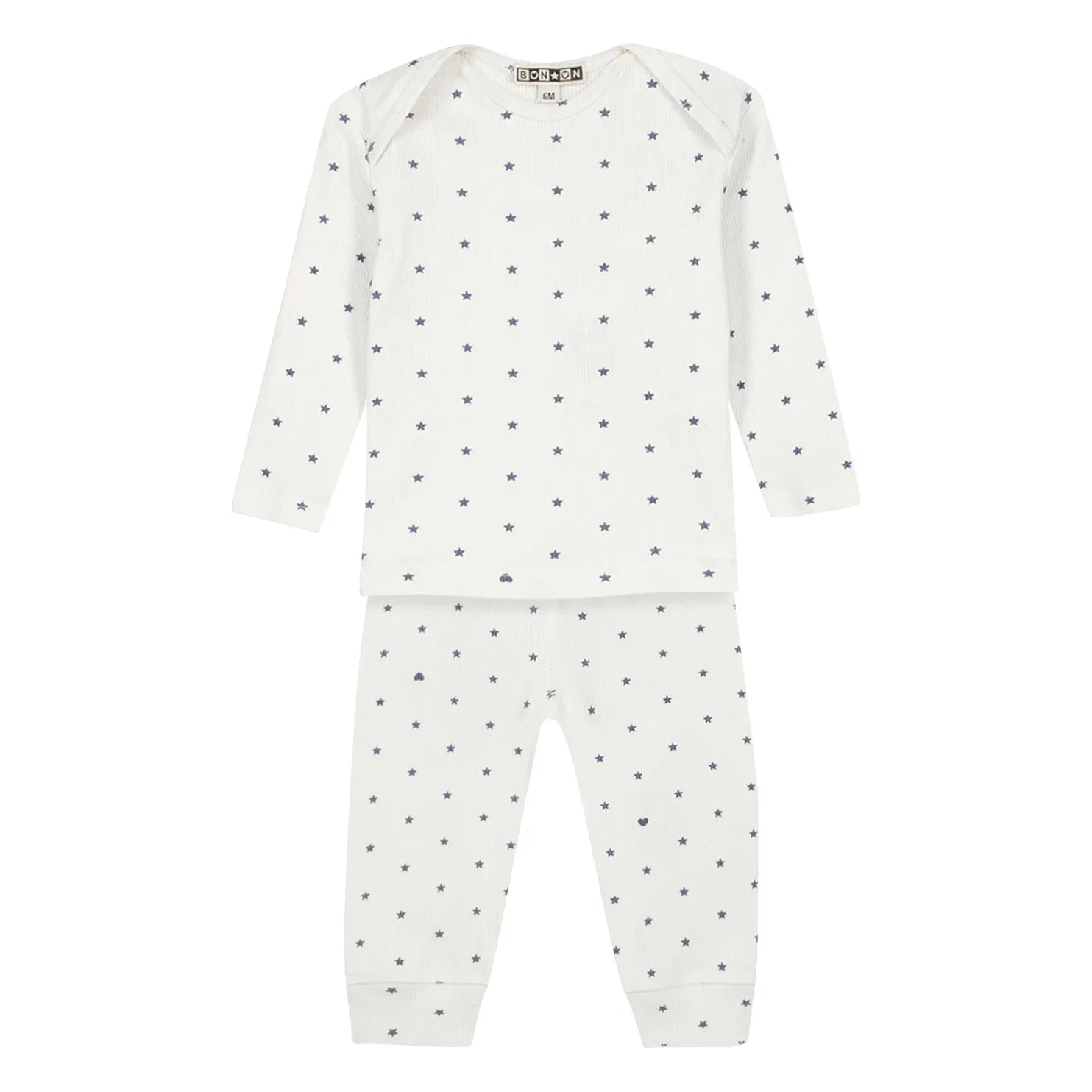 Bonton - Patino Star-Print Pajamas | Blue