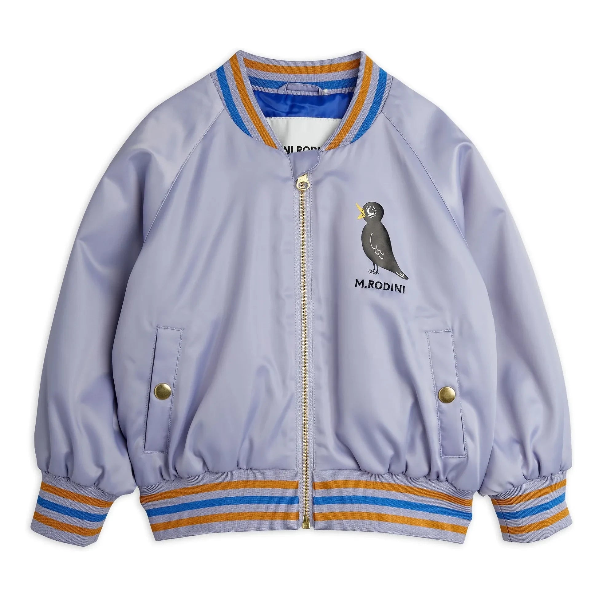 Mini Rodini - Bomber Birds Recycled Fiber | Purple