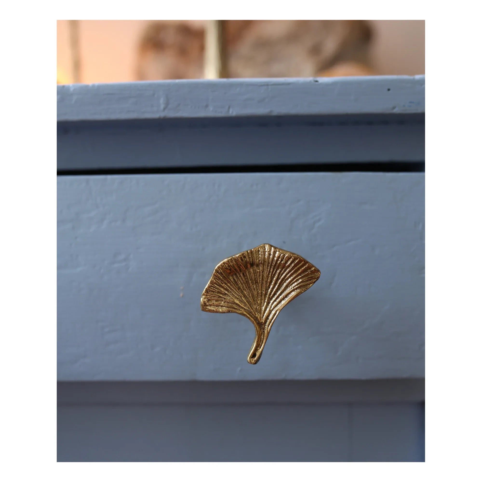 Doing Goods - Ginkgo Door Handle | Gold Brown