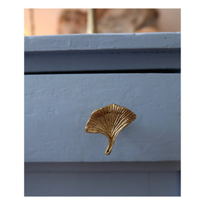Doing Goods - Ginkgo Door Handle | Gold Brown