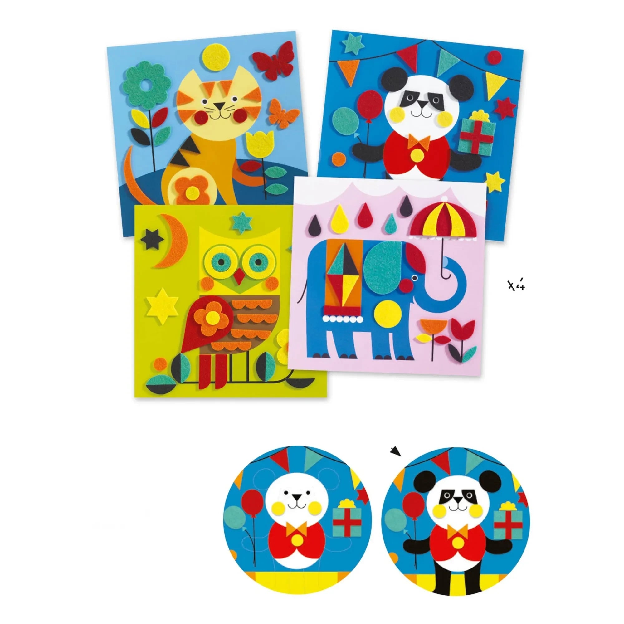 Djeco - Felt Art Set