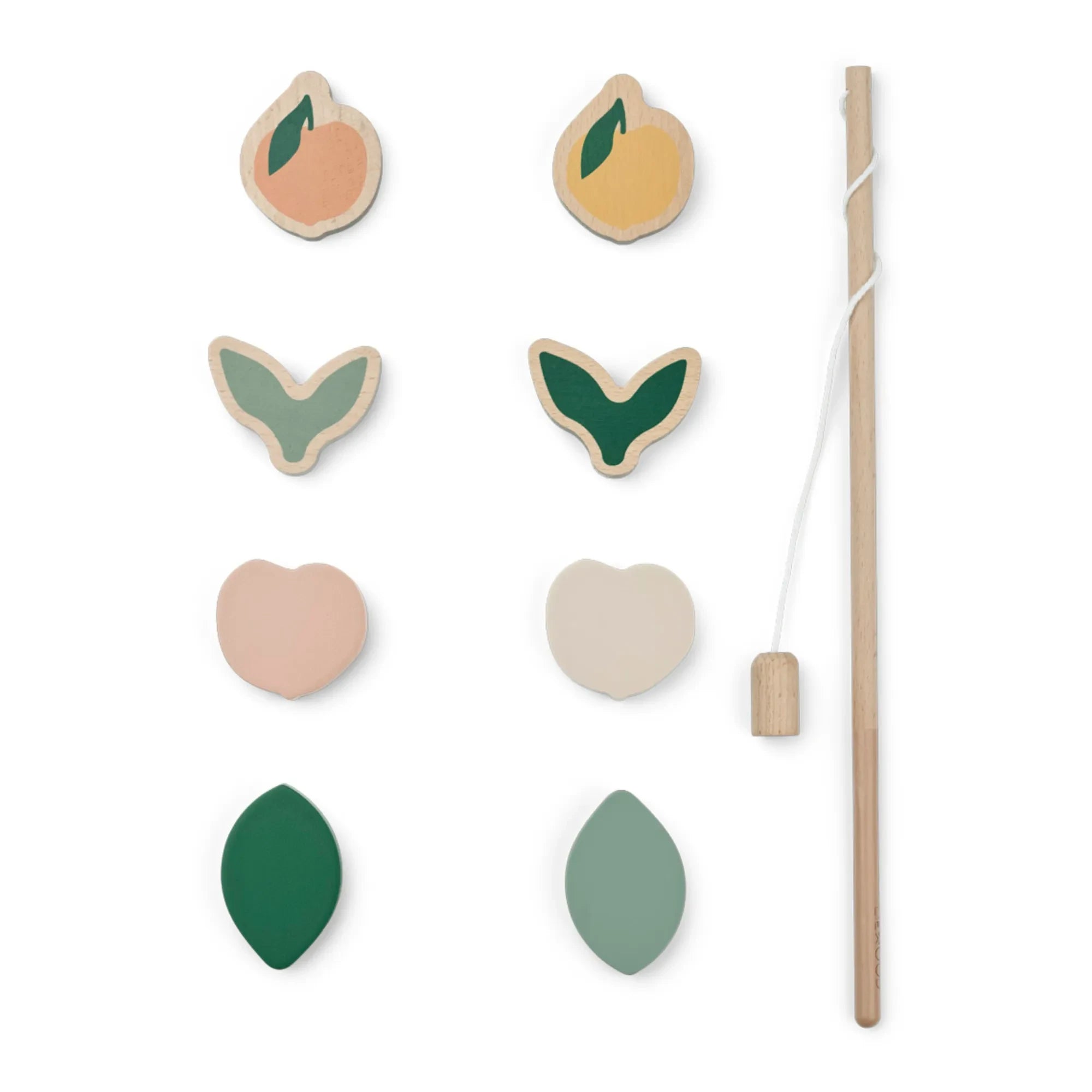 Liewood - Sebastian Wooden Fish Fishing Game | Peach