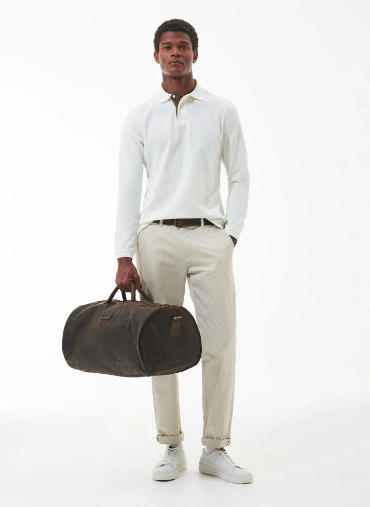 Barbour - Washed Wax Travel Bag | Olive