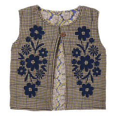 Apaches - Sakaru Sleeveless Double-Sided Vest | Blue